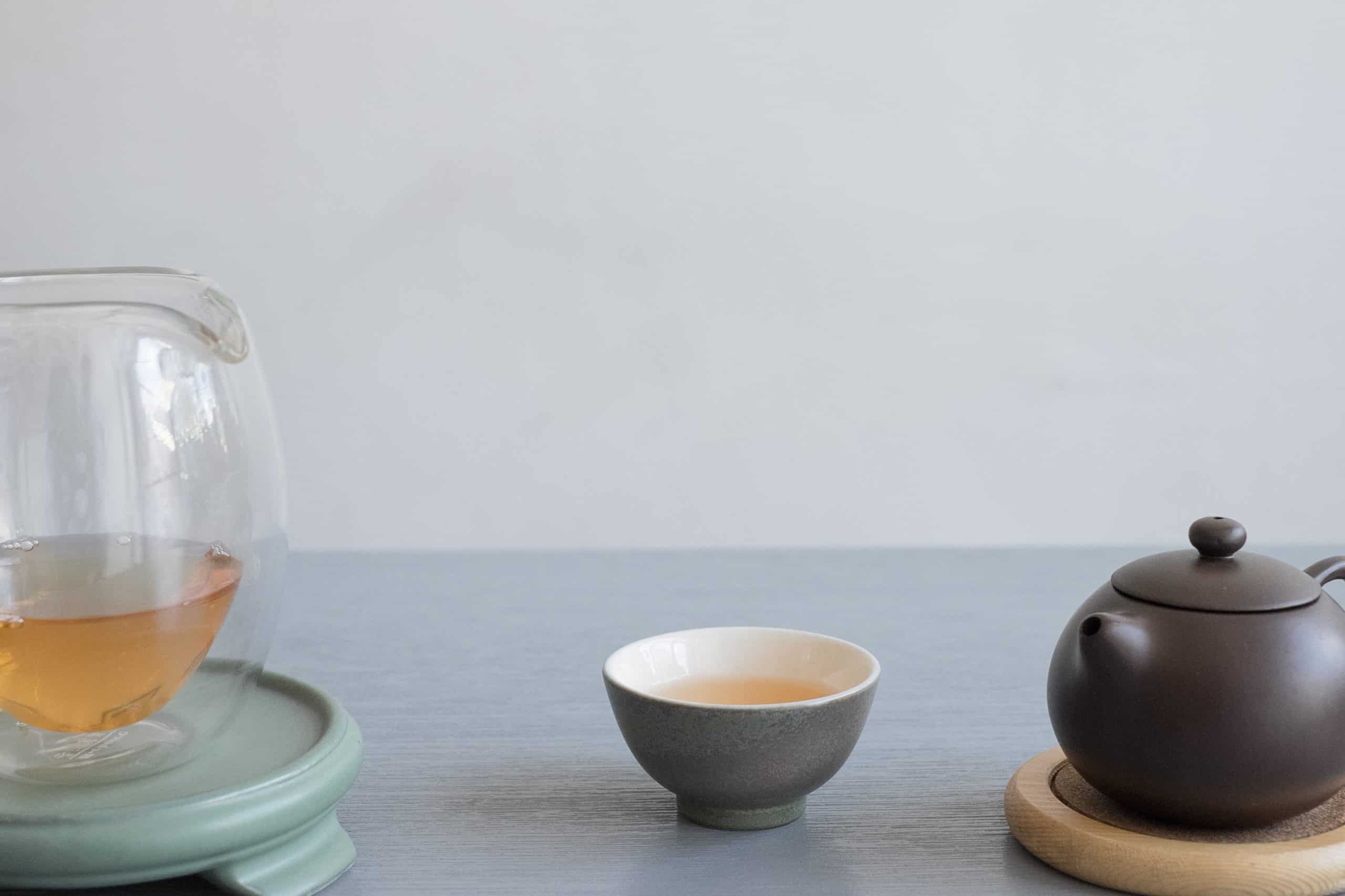 Purple Clay Teacup Chinese Gaiwan Hand Made Tea Cup Saucer Set Ceramic Tea Bowl