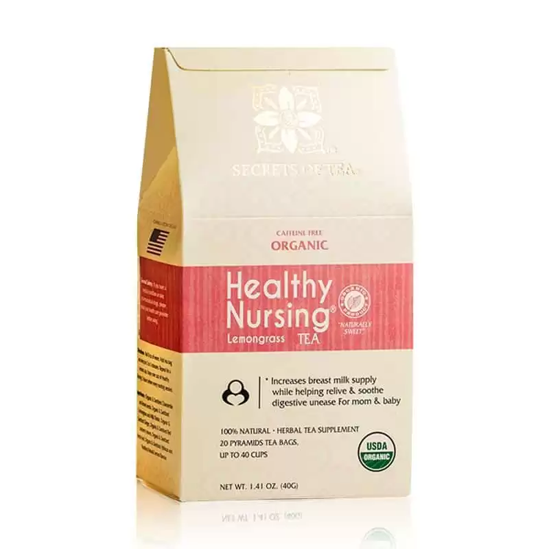 Healthy Nursing Lemongrass Lactation Tea-USDA Organic & Caffeine Free