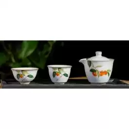 Japanese Style Ru Yao Kuai Ke Bei Travel Tea Set