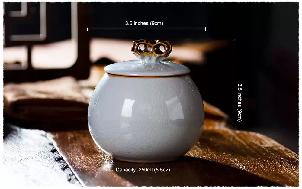 Mini Porcelain Tea Caddy