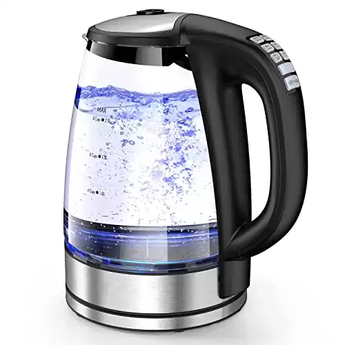 Variable Temperature Electric Kettle,10 Big Cups4Hrs Keep Warm Function