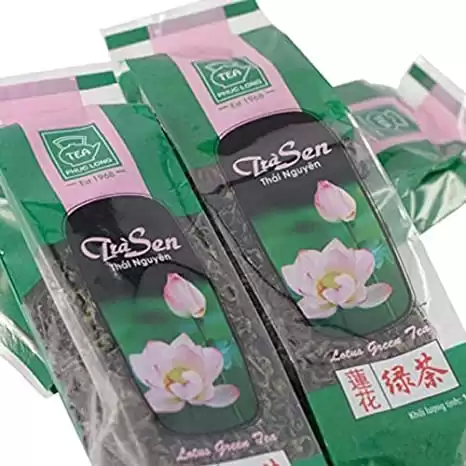 200gram Thai Nguyen Lotus Tea Phuc Long- Tra Sen thai nguyen