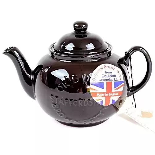 Handmade Original Brown Betty 4 Cup Teapot with "Original Staffordshire" Logo