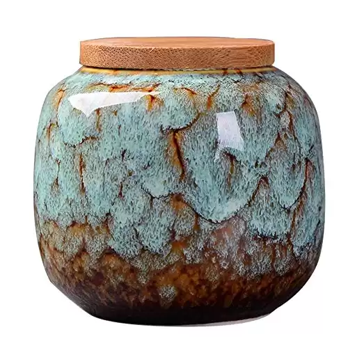 Ceramic Storage Jars with Bamboo Lid