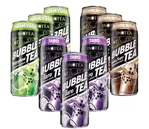Bubble Tea Variety Pack, Boba in a Can | 3 Flavors of Each
