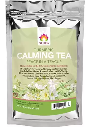 Shifa Calming Tea: Peace in a Teacup - with Herbs, Phytonutrients and Antioxidants (1.75 oz.)