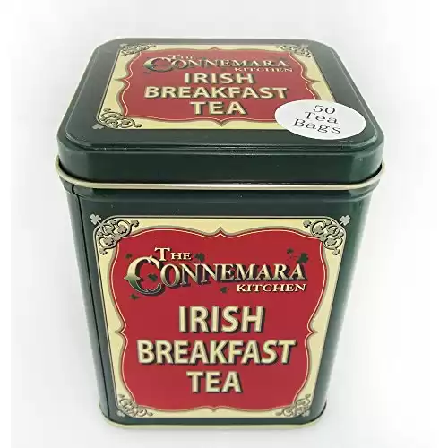 The Connemara Kitchen Traditional Irish Breakfast Tea With Vintage Style Tin