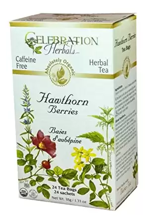 Celebration Herbals Organic Hawthorne Berries Tea Caffeine Free
