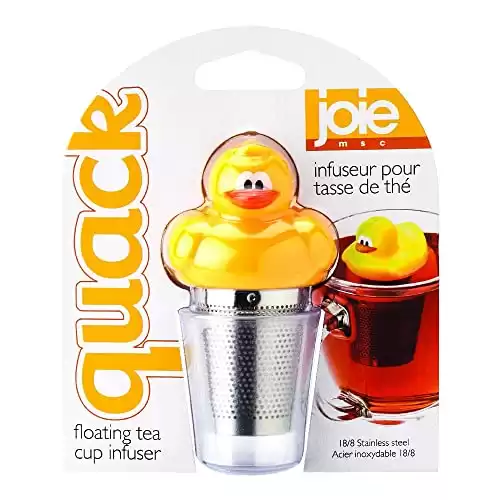 MSC International Joie Quack Duck Floating Tea Infuser, 18/8 Stainless Steel Infuser
