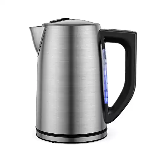 Electric Kettle Temperature Control Stainless Steel 1.7 L Tea Kettle, BPA-Free