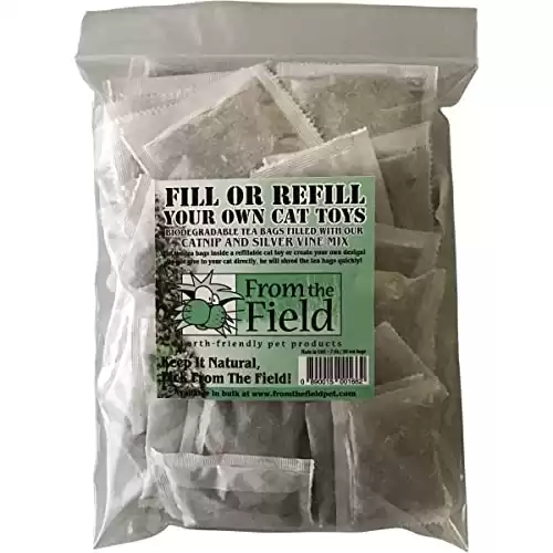 From The Field Fill Or Refilll Your Own Catnip Tea Bags
