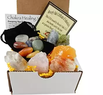Chakra Mineral Starter Set/Crystal Healing Kit