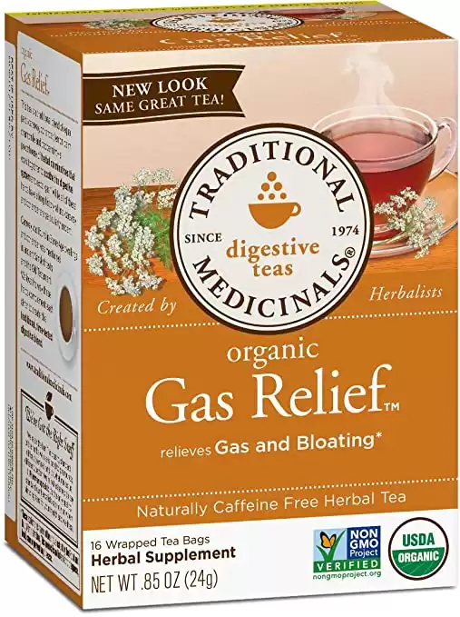 Traditional Medicinals Organic Tea Gas Relief