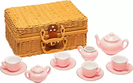 Children's Porcelain Play Tea Set