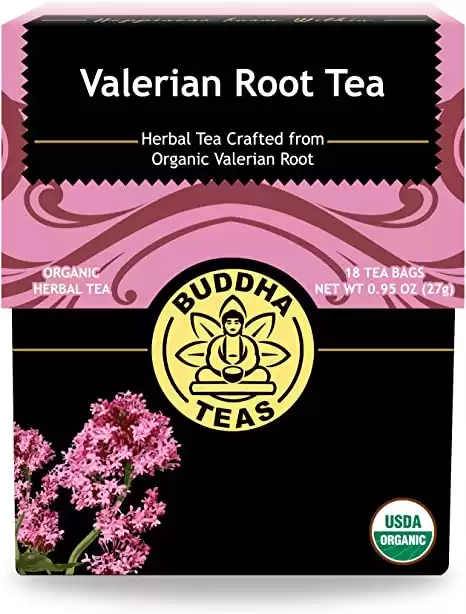 Organic Valerian Root Tea, 18 Bleach-Free Tea Bags