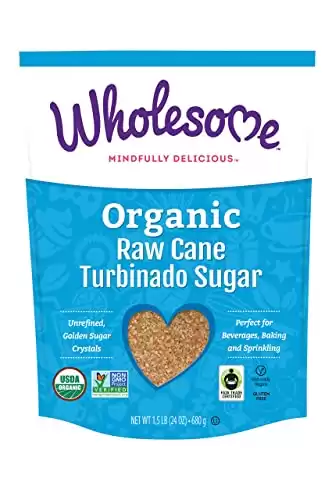 Organic Raw Cane Turbinado Sugar