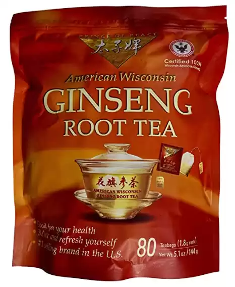 Prince of Peace 100% American Wisconsin Ginseng Root Tea
