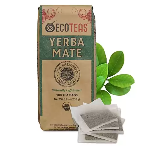 ECOTEAS - Unsmoked Yerba Mate Tea