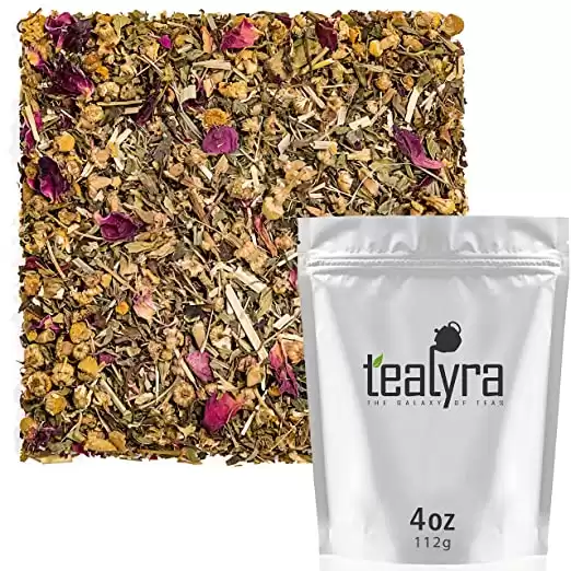 Tealyra - Bedtime  Unique Relaxing Herbal Loose Leaf Tea