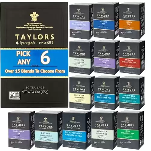 Taylors of Harrogate Tea Bags. PICK ANY 6