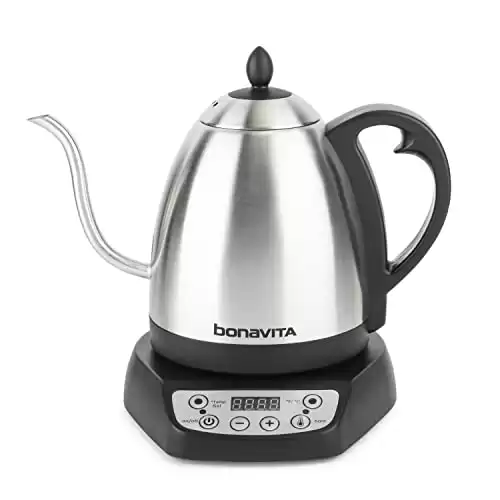 Bonavita BV382510V 1.0L Digital Variable Temperature Gooseneck Kettle