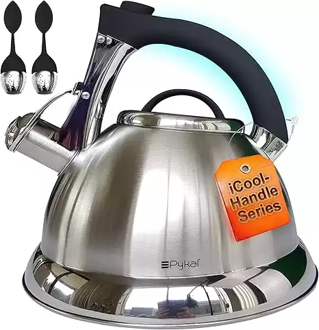 Whistling Tea Kettle with iCool - Handle